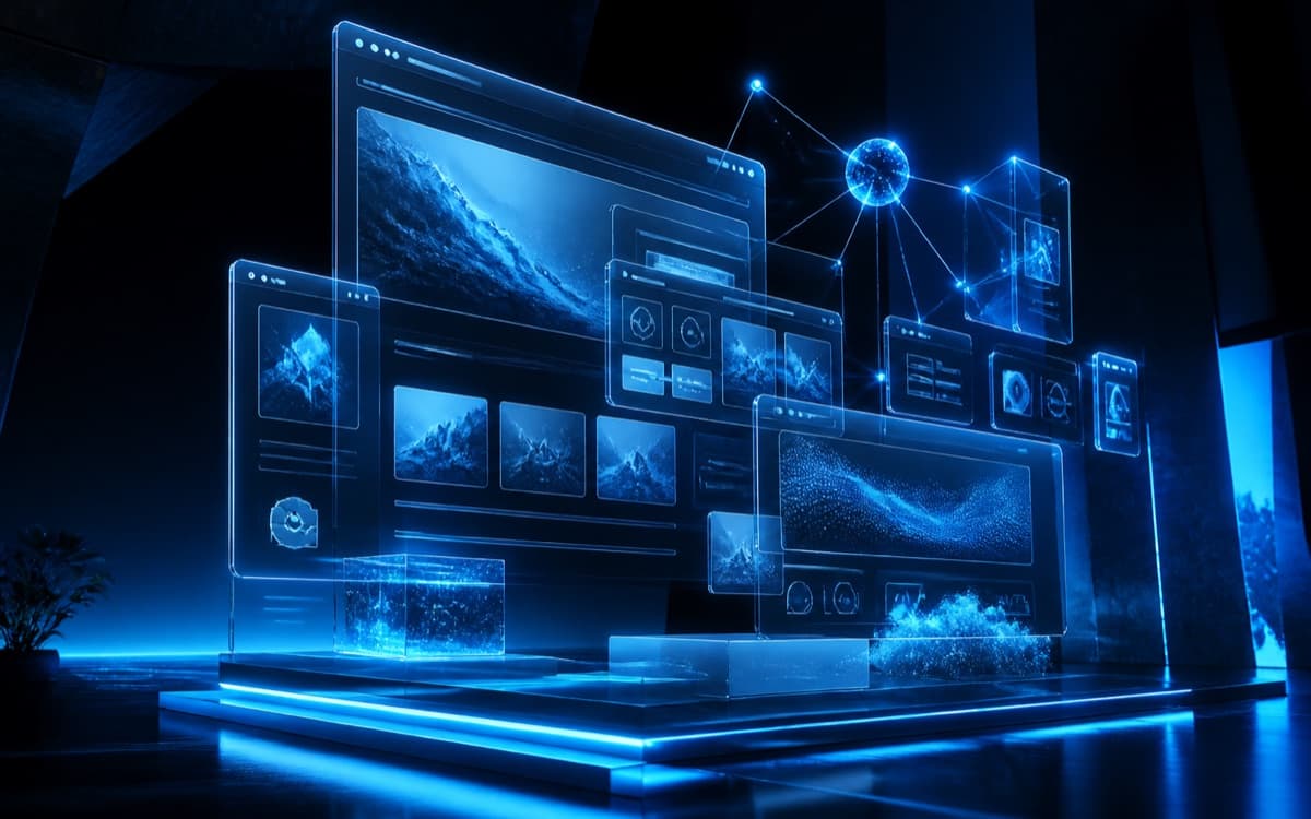 AI-powered Websites technology visualization